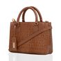 Bolsa-Tote-Conhaque-Textura-Croco-Dupla-Alca-|-Comfort-Tamanho--M----Cor--CONHAQUE-0